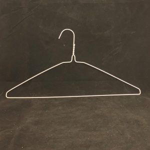 13g White Plain Suit Hangers 16" - 500