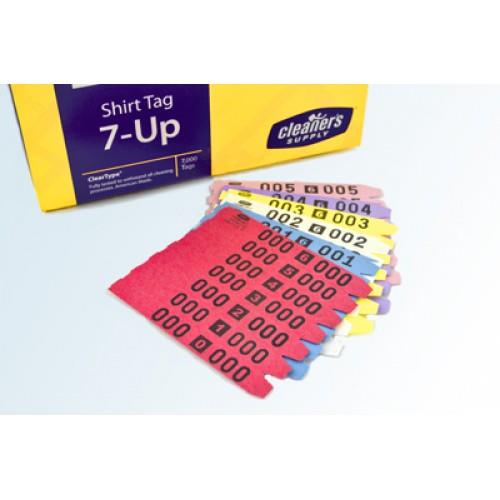 7 Up Shirt Tags - 1000