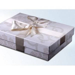 Extra Large Endsleigh Ivory Wedding Boxes - Single Box (WEDENDXL)