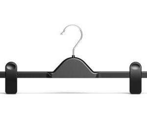Mainetti Black Plastic Clip Hanger x280
